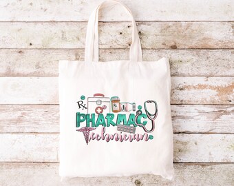 Pharmacy Technician Tote, Pharmacy Technician Bag Gifts for Her