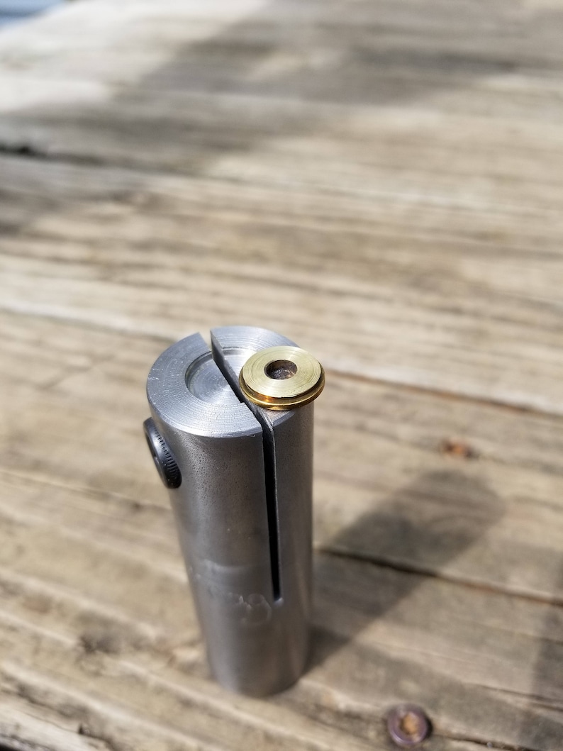 Bullet Casing Cutting Fixture Bullet Cutting Fixture lathe fixture tool shotgun slices bullet slices Bullet Casing Fixture