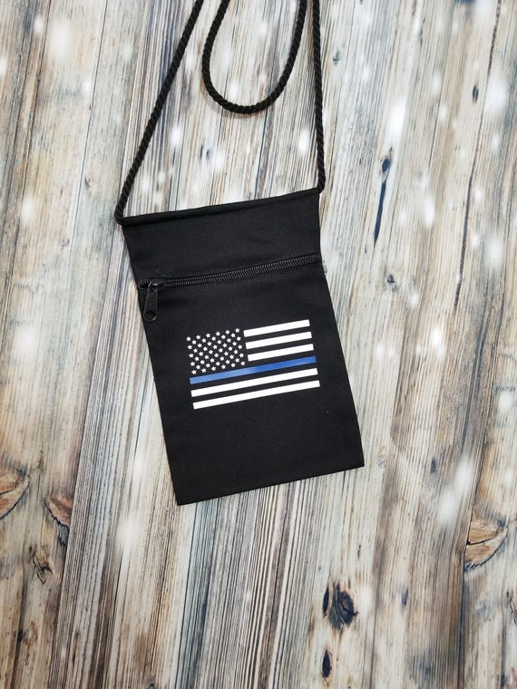 thin blue line purse