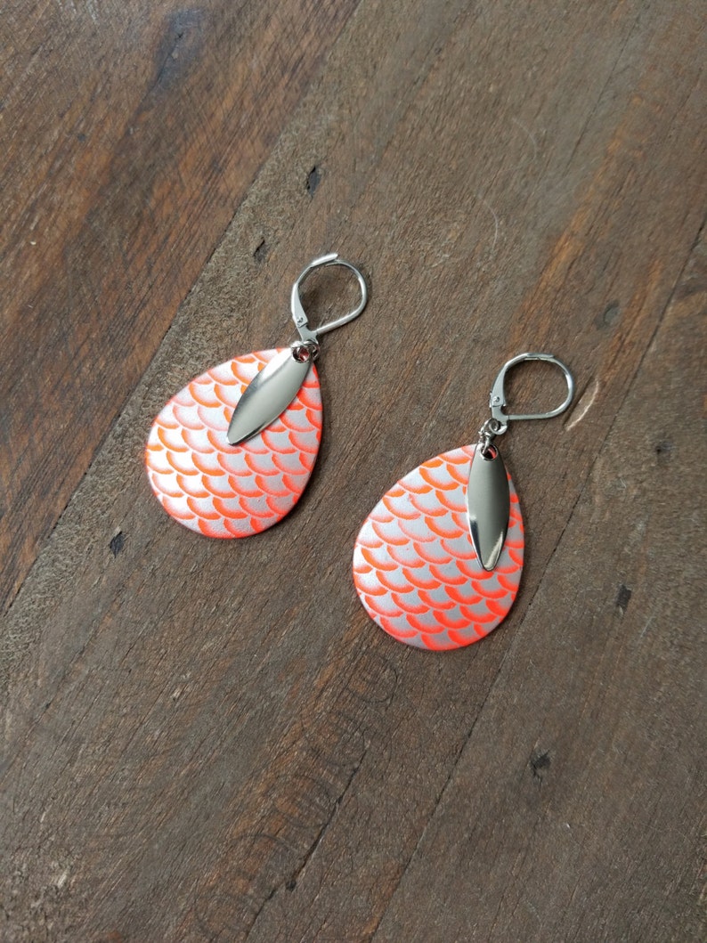 Fishing Lure Earrings Fishing Lure Lure Earrings Dangle Etsy