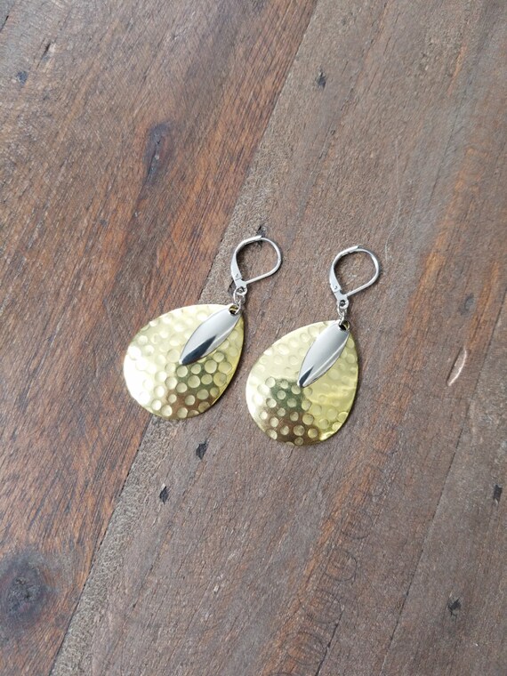 Fishing Lure Earrings Fishing Lure Lure Earrings Dangle Etsy