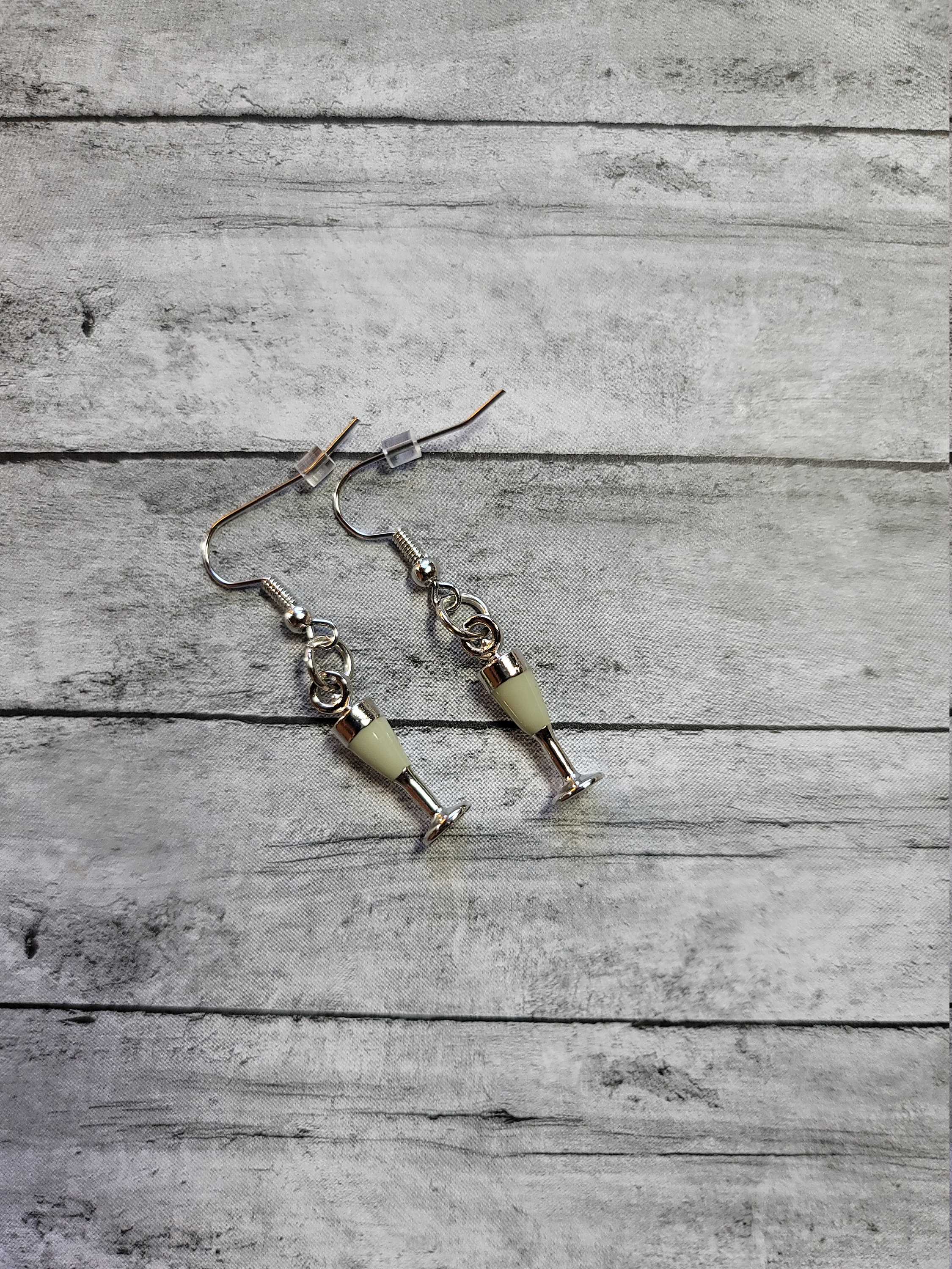 White Wine Earrings Novelty Food Earrings Summer Earrings Etsy UK