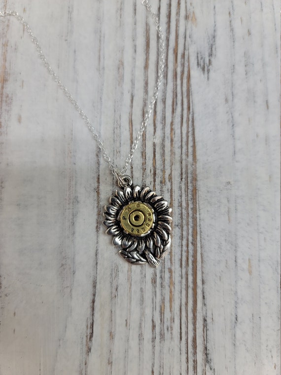 Bullet flower hotsell necklace