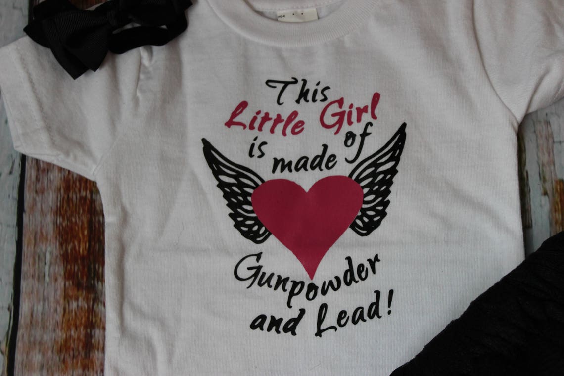 Toddler Tee Kid's Tee Tshirt Little Girl is Made of Etsy