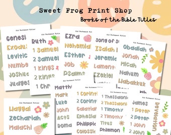 Books of the Bible Titles printable