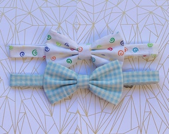 Cotton Bow Tie with Adjustable Strap