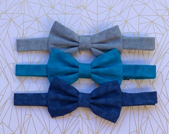 Cotton Bow Tie with Adjustable Strap