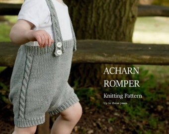 Acharn Romper Knitting Pattern - Digital Download