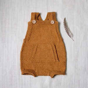 The Pendle Pocket Romper Knitting Pattern - PDF