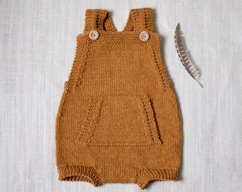 The Pendle Pocket Romper Knitting Pattern - PDF