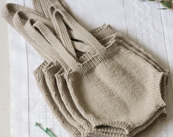 Etive Romper Knitting Pattern PDF