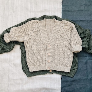 Fisherman&#39;s Rib Cardi 4-12 years