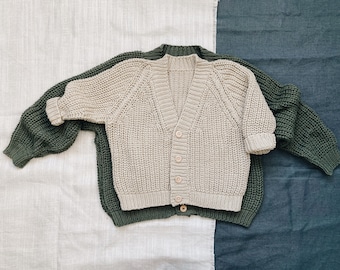 Fisherman's Rib Cardi 4-12 years