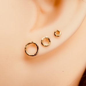 Circle stud earring SET - gift - gifts under 20 - gifts under 30