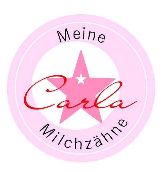 Milchzahndose Zahndose Mit Namen Personalisiert Fur Madchen Etsy