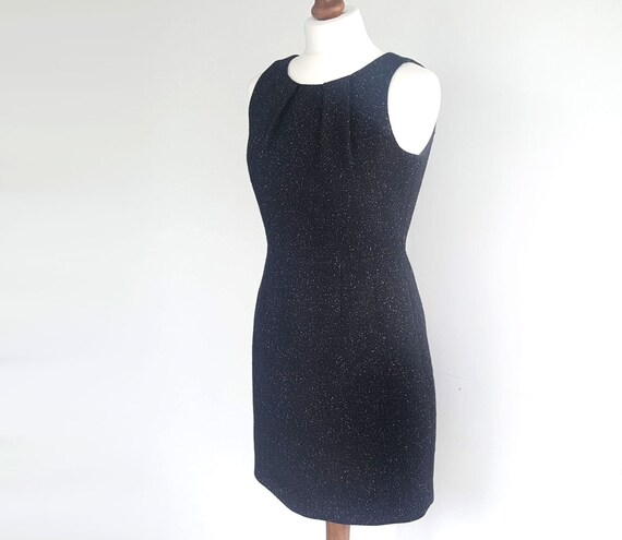 classic black work dress