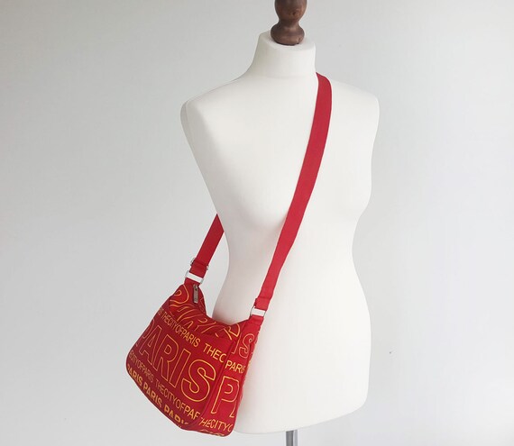 crossbody bag with fabric strap