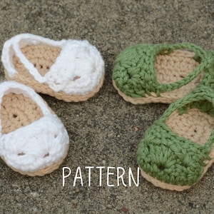 PDF Crochet Pattern - Espadrilles for 18&quot; Dolls