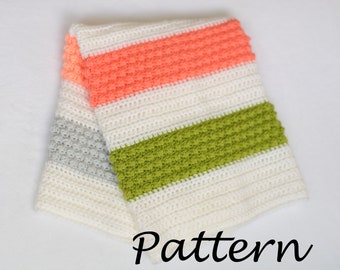 PDF Crochet Pattern - Wild Rose Blanket