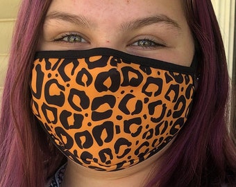 Leopard Pattern Face Mask