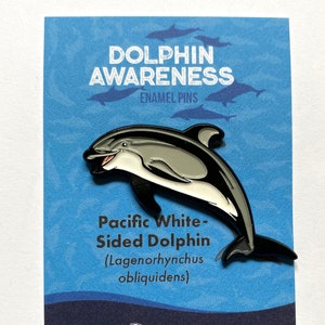 Pacific White-sided Dolphin Pin (Dolphin Awareness Series)