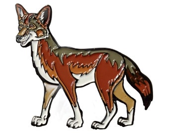 Red Wolf Pin (Endangered Series 4)