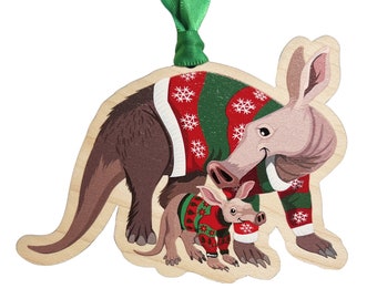 Aardvark Happy Family Ornament - 2022 Limited Edition