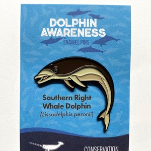 S. Right Whale Dolphin Pin (Dolphin Awareness Series)