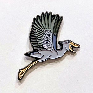 Shoebill Pin Water Bird Series image 1