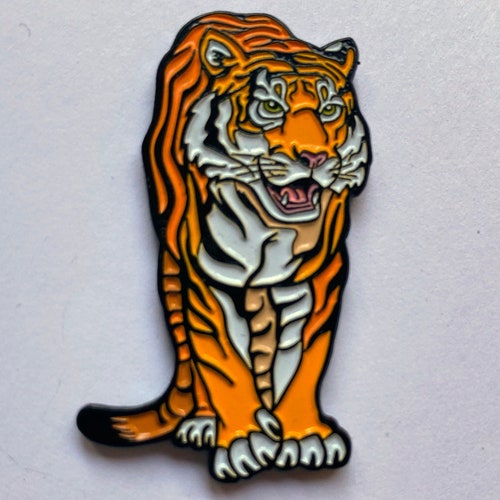 Tiger Pin endangered Series 2 Etsy