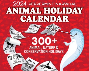 2024 Animal Holiday Calendar