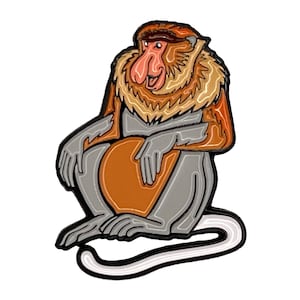 Proboscis Monkey Pin (Endangered Series 5)