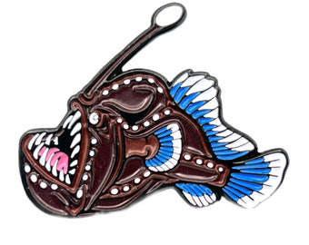 Humpback Anglerfish - Glow in the Dark pin (Fantastic & Freaky Series)