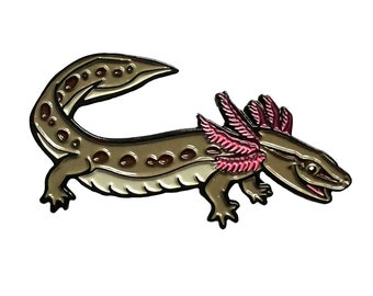 Black Warrior Waterdog pin (Amphibians Series)