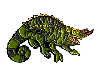 Jackson's Chameleon Pin (Lizards Series)