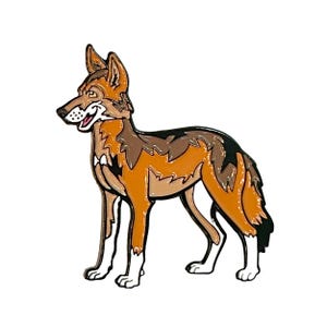 Red Wolf pin (PN x Endangered Wolf Center)