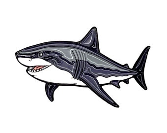 Great White Shark pin (Chondrichthyes Series)