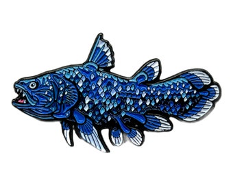 Coelacanth - Glow in the Dark pin (Fantastic & Freaky Series)