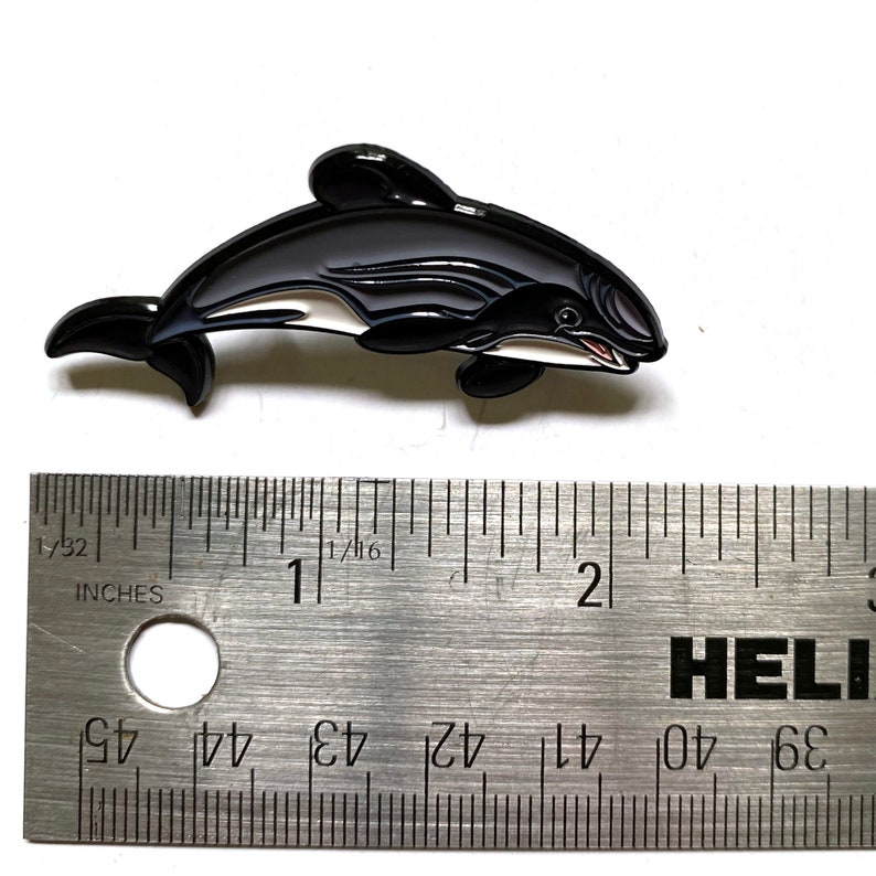 Hector's Dolphin Pin Dolphin Awareness Series image 2