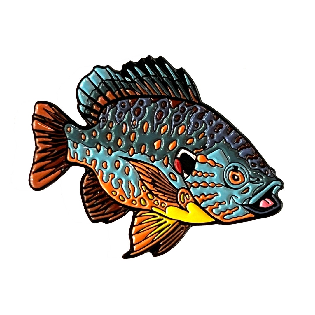 Sunfish Rudder Pin Pumpkinseed Sunfish Pin (PN X Aquarium of Niagara - Great Lakes Series ...