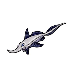 Smallspine Spookfish pin (Chondrichthyes Series)