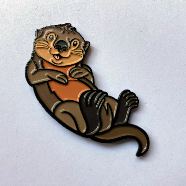 Sea Otter Pin Endangered Series 2 | Etsy