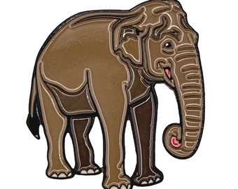 Asian Elephant Pin (Endangered Series 5)