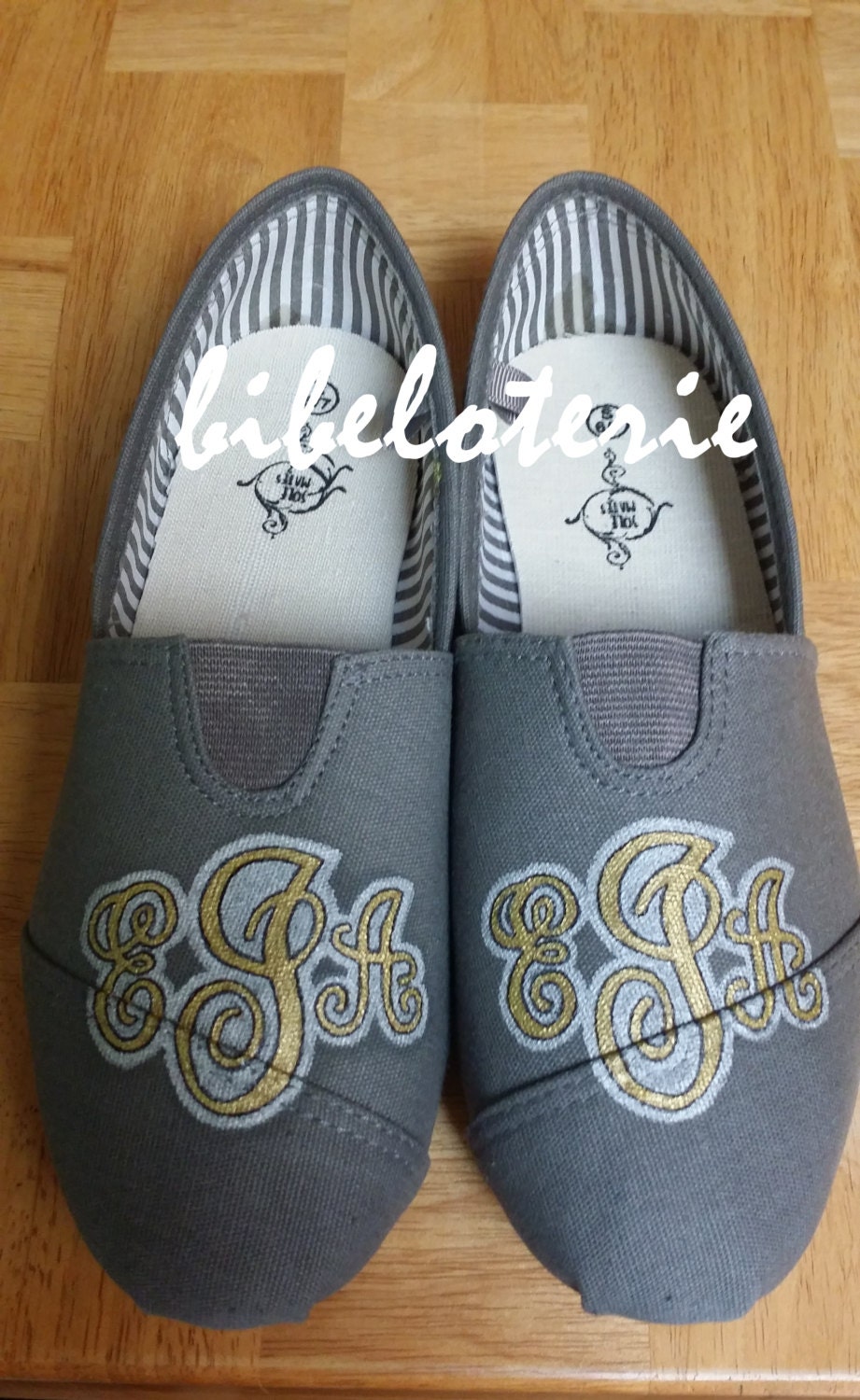 monogrammed tennis shoes