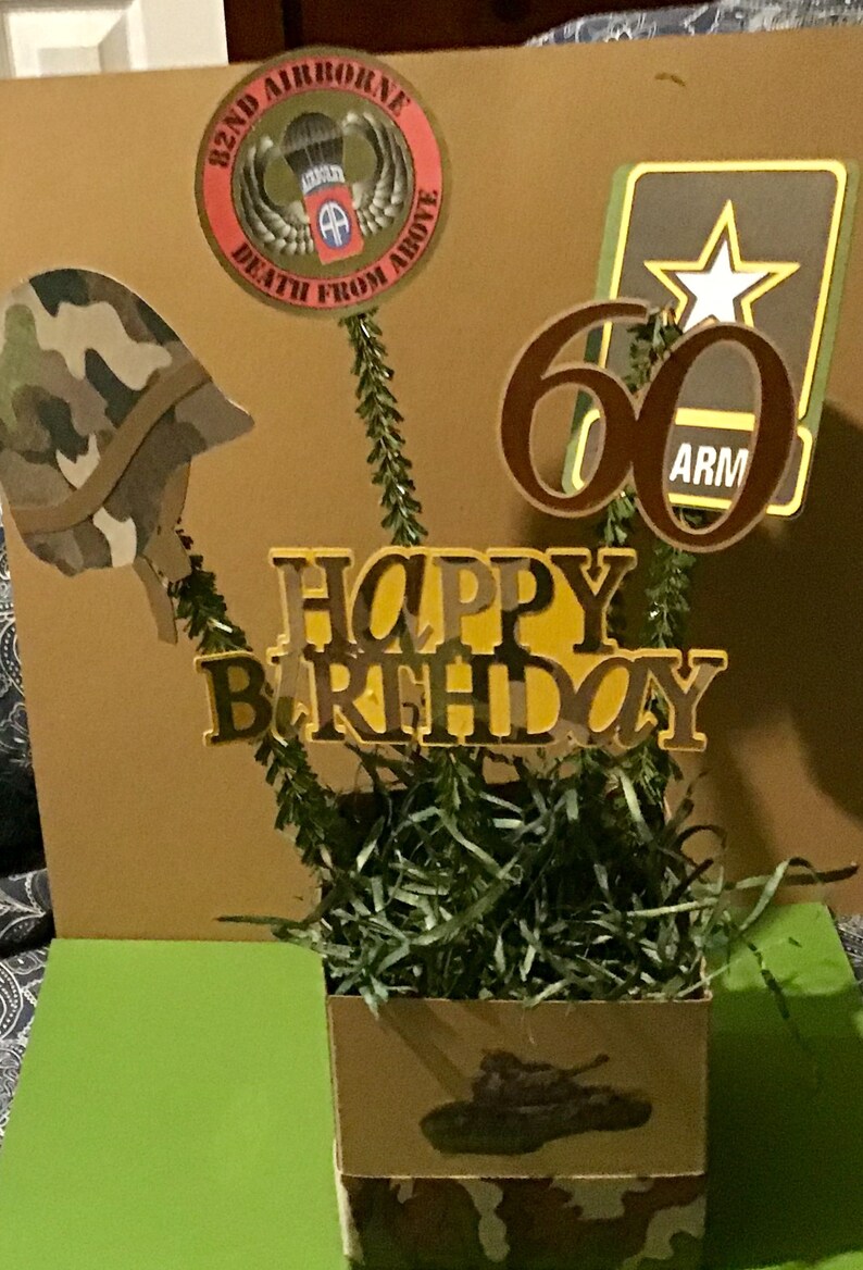Army Centerpiece - Etsy