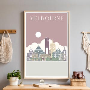 Melbourne poster, gift, art prints for download, map wall art, city prints Melbourne, poster print, cityscape wall art black and white