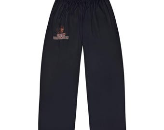 Dream Responsibly herrpyjamasbyxor i svart med loungemönster | Nightmare On Elm Street-inspirerad kollektion