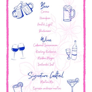 Cocktail Menu