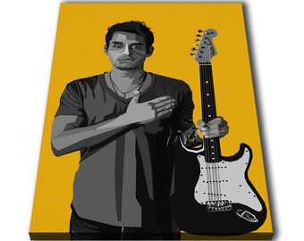 Lyrics Singer John Mayer INSPIRED WALL ART Print Guitarist Poster A4 A3