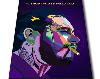 Post Malone Art Etsy